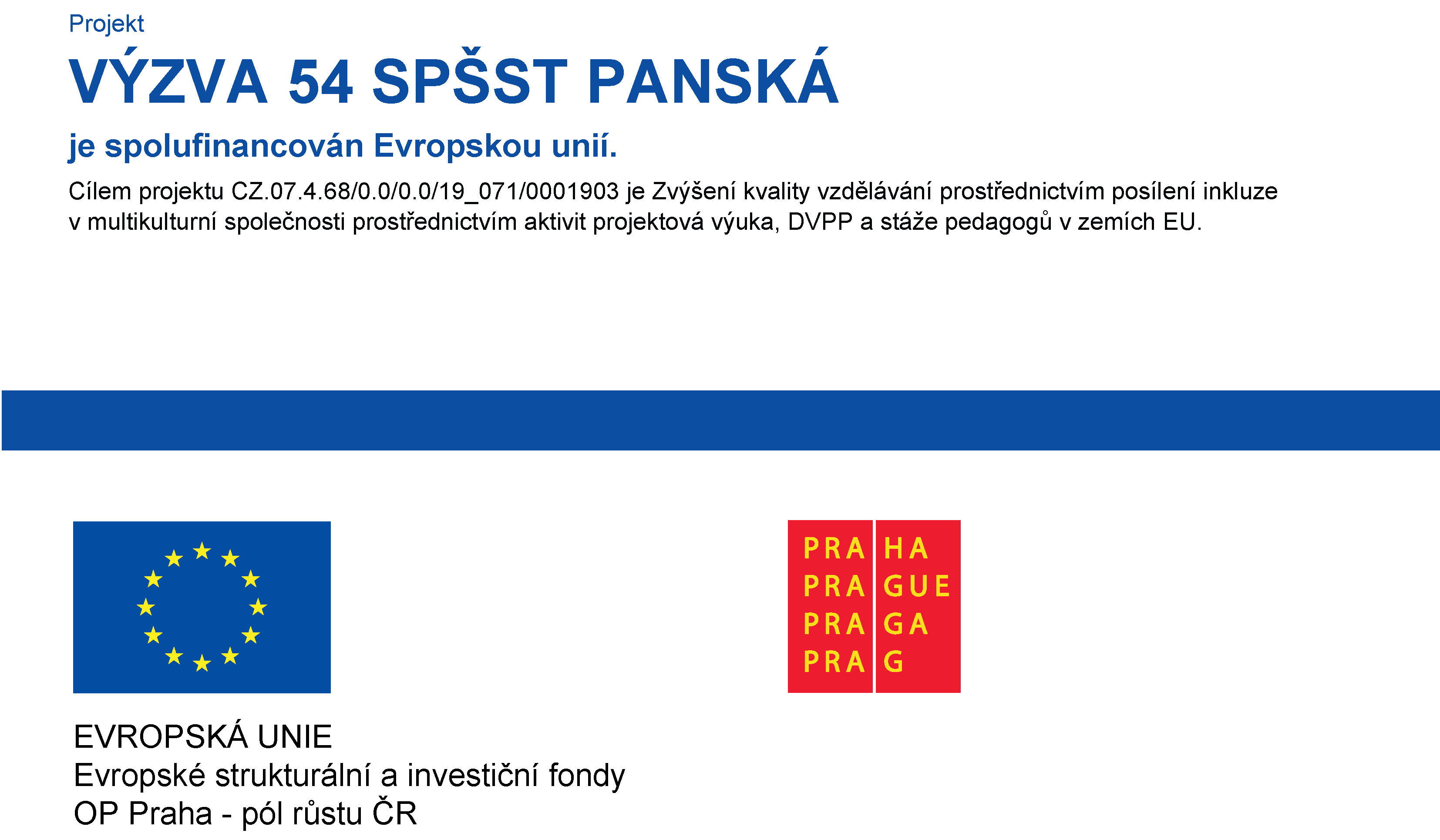 Výzva 54 SPŠST Panská